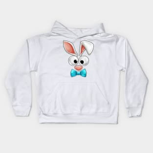 Easter Bunny Costume Face Kids Hoodie